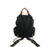 Runway Backpack, £495, Handbags, Black/Brown, Chiffon (Nylon), Back view
